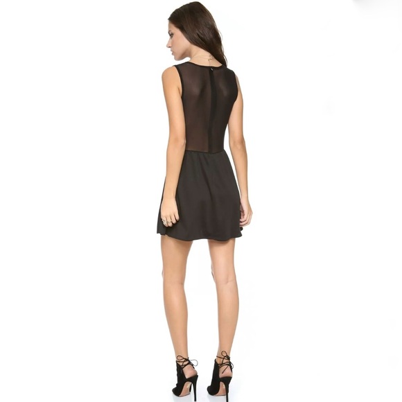 NWT For Love & Lemons Lulu Sheer Mesh Dress - Picture 3 of 8